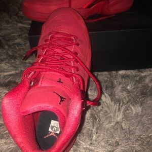 Red Jordan 12s